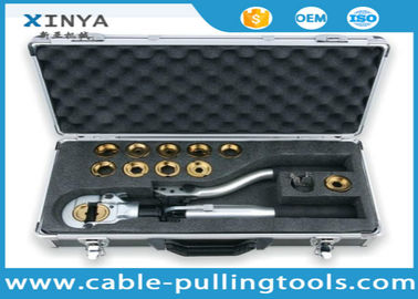 60 Keluaran manual KN kabel hidrolik Lug Crimping Tool dengan Keselamatan Valve