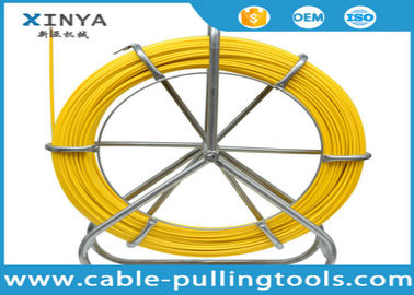 4.5mm 200m Warna Kuning Fiberglass Duct Rodder untuk Cable Laying Proyek