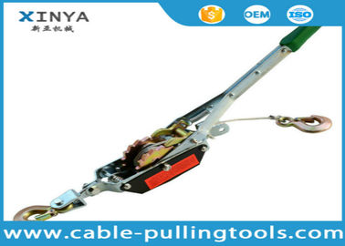 ISO, CE Transmission Line Merangkai Tools, 2T Wire Rope Penarik dengan Single Ratchet