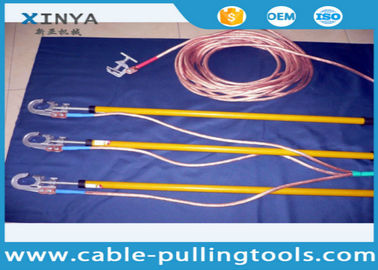 110 KV Earthing Device Safety Tools Electrician 220KV Dengan Copper Wire / Ground Clip