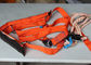Tinggi kegigihan Polyester Full Body Safety Belt dengan Keselamatan Rope / lanyard