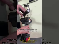 Satu mesin bisa melakukan semuanya, memotong kabel Al dan Cu, konduktor ACSR, kawat baja.