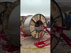 Penekanan hidraulik membantu menyelesaikan proyek transmisi daya dengan cepat.