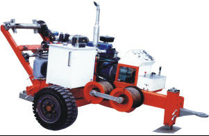 Penarik Kabel Hidrolik SA-YQ30 30KN Dengan Mesin Diesel untuk Saluran Transmisi 220KV