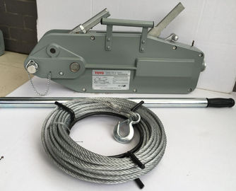 Line Alat Konstruksi Dasar Tirfor 32 KN wire rope hoist termasuk wire rope 20m
