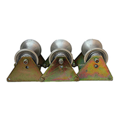 Beli Roller kabel tiga roda dengan beban nominal 10KN dan roda aluminium & nilon untuk meletakkan kabel bawah tanah online manufacture