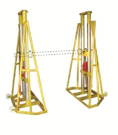 Beli 5 - 10 TON HIDRAULICAL REL DIRI yang disesuaikan JACK STAND WIRE PAY OFF STAND online manufacture