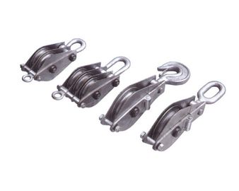 Beli 10-20 Ton Rope Lifting Pulley Blok Baja Sheave Digunakan di Blok Tunggal online manufacture