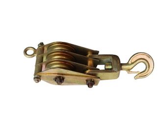 Beli Wire Rope Pulley Block Lifting Pulley Dua Roda pulley Hook Pulley online manufacture