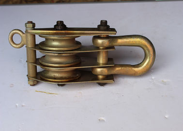 Beli Alat Ereksi Menara 20KN Tiga Blok Baja Sheave dan Tackle Pulley online manufacture