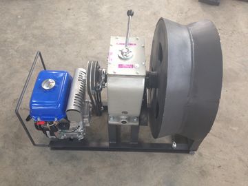 Beli 3 Ton 600 Diameter kabel Capstan Menarik Winch dengan Yamaha Mesin Bensin untuk Cable Stringing online manufacture