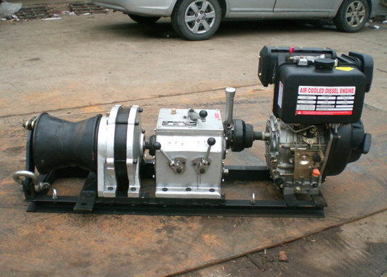 Beli 5 Ton Kapasitas Diesel Kabel Winch dengan Kecepatan Tinggi untuk Konstruksi Lini Listrik online manufacture