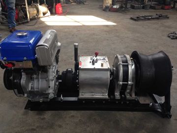 Beli 5 Ton Mesin Bensin Kabel Winch Puller untuk Konstruksi Tenaga Listrik online manufacture
