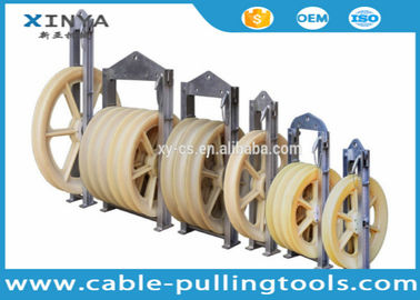 Beli Alat Transmisi Line Stringing Three Wheel Bundled Conductor Pulley Stringing Block online manufacture