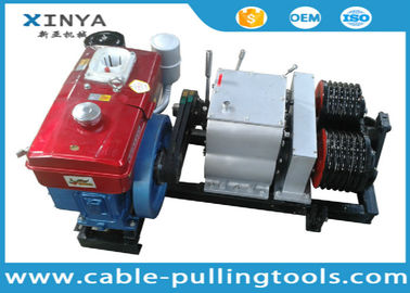 Beli Ganda Drum Hoist Winch 5 Ton dengan Diesel Engine untuk menara ereksi online manufacture