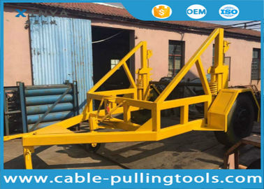Beli Alat Kabel Bawah Tanah 3-8 Ton Kabel Drum Trailer Kabel Reel Carrier untuk Mengangkut Gulungan Kabel online manufacture