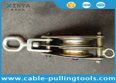 Beli Blok Pulley Heavy Duty 3T Baja Dua Roda Wire Rope Dengan Putar Eye online manufacture