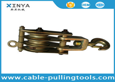 Beli Tiga roda 30KN baja PULLEY BLOCK SNACH BLOCK untuk menarik tali online manufacture