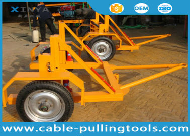 Beli Tugas Berat 8 Ton Kabel Reel Carrier, Trailer Kabel Drum Dengan Axis bar online manufacture