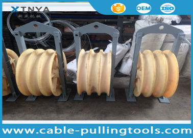 Beli 3 Sheave Konduktor Pulley Block Stringing Pulley Dan Tackle Hoist Dengan Nylon Wheel online manufacture