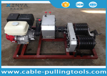 Beli 5T kabel Drum Mesin Bensin Didukung Winch Untuk Menarik / Lifting Selama Menara Ereksi online manufacture