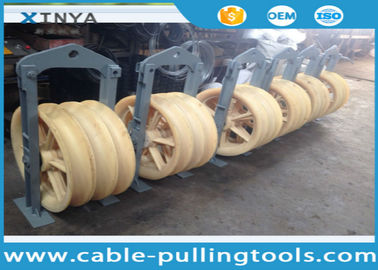 Beli Transmisi Line Stringing Tools 3 Wheel Nylon Stringing Pulley Block untuk Twin Bundled Conductor online manufacture
