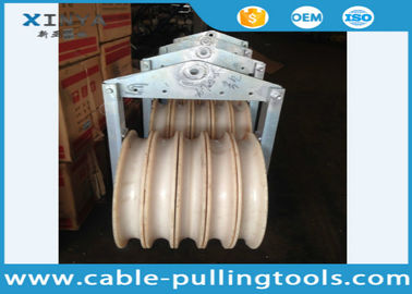 Beli Lima roda nilon diameter 660mm terbungkus konduktor katrol untuk transmisi garis overhead online manufacture