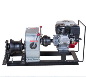 Beli Kecepatan Cepat 3 Ton Kabel Winch Untuk Konstruksi Tenaga Dengan Mesin Honda online manufacture