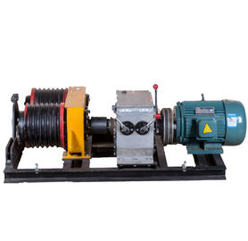 Beli 5 Ton Double Capstan Electric Engine Cable Winch Puller Untuk Konstruksi Tenaga online manufacture