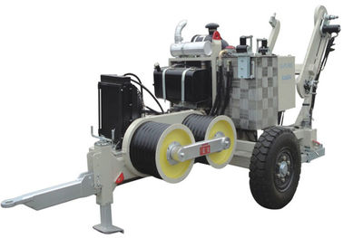 Beli Konstruksi Merangkai Listrik SA-YQ60 60KN Penarik Kabel Hidrolik Dengan Mesin Diesel online manufacture