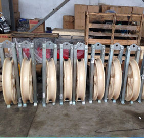 Beli Jalur Kabel Fiber Optic Alat Konstruksi Dasar Diameter Besar φ660x100mm Stringing Pulley Blocks online manufacture
