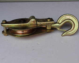 Beli Alat Konstruksi Dasar 3T 30KN Roda Tunggal Roda Roda Pulley Blok Kawat Rope Pulley Block online manufacture