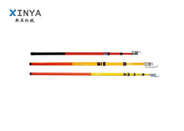 Beli 4 Bagian Telescopic Hot Stick Fiberglass Safety Tools Terisolasi 500KV online manufacture