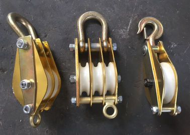 Beli Alloy Blok Aluminium Dan Tackle Pulley 20kn untuk Power Construction online manufacture