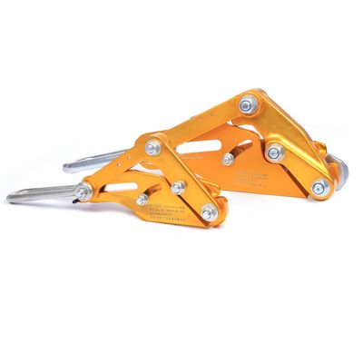 Beli Beban Terukur 7kN 14Mm Pembukaan Maksimum Pegangan Kawat Campuran Aluminium Ringan Datang Penjepit untuk Konduktor ACSR Kendur online manufacture
