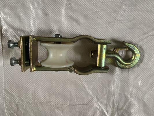 Beli Blok Pulley Konduktor Stringing yang tahan lama dengan beban nominal 5-20 KN dan berat 1,9-2,5 kg untuk jalur udara online manufacture
