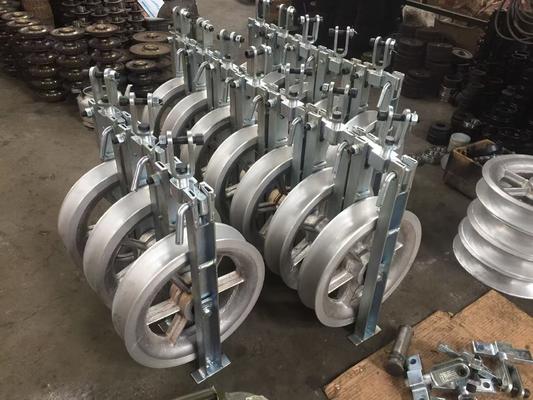 Beli Aluminum Sheave Stringing Pulley Block with Corrosion Resistant Galvanized Surface and High Load Capacity for Power Line Construction online manufacture