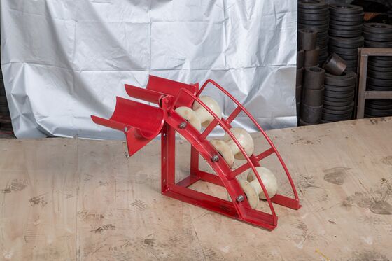 Beli B Series Heavy-Duty Cable Entrance Protection Roller for Underground Cable Pulling with 80-200mm Tube Diameter and 17-23kg Weight online manufacture