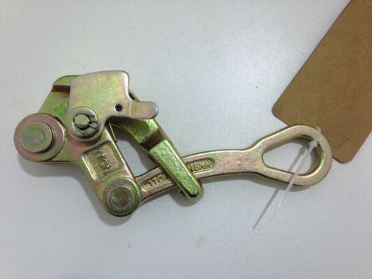 Beli Heavy-Duty 2-Ton Cable Pulling Clamp with Anti-Slip Serrated Jaws for 4-22mm Wire Ropes online manufacture