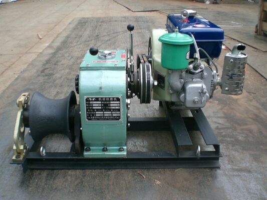 Beli Winch Capstan Bertenaga Diesel 3T untuk Penarik Kabel | Mesin Pengangkat Kawat Efisiensi Tinggi 4HP online manufacture
