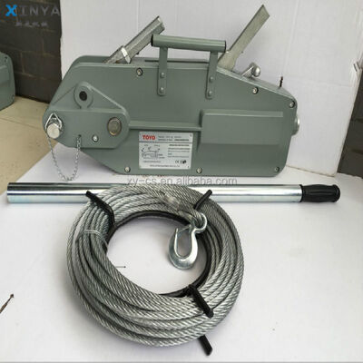 Beli 5 Ton Kapasitas Kabel Winch Puller dengan kunci keamanan dan Konstruksi baja untuk tugas menarik industri online manufacture