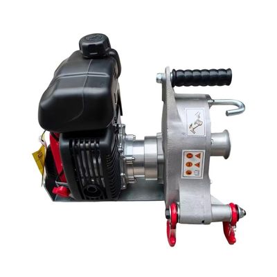 Mini Ringan Manual Hutan Cepat Drum Brake Kabel Capstan Overhead Konstruksi Lifting Gasoline Hand Winch