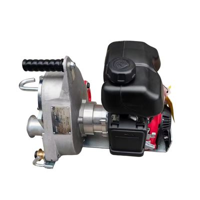 Mini Ringan Manual Hutan Cepat Drum Brake Kabel Capstan Overhead Konstruksi Lifting Gasoline Hand Winch
