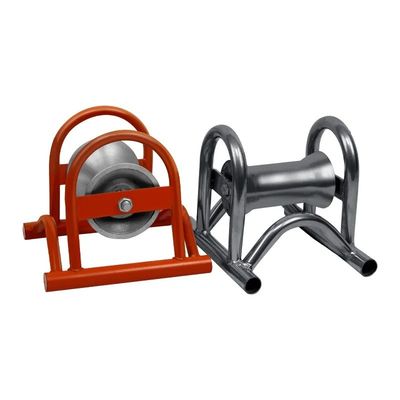 Rol Kabel Manhole Tiga Drum Roller Berbagai Rol Katrol Kabel Tunggal