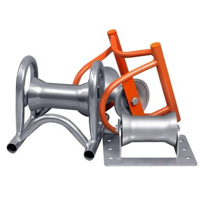 Panduan Penempatan Kabel Tunggal Di Bawah Tanah Roller Aluminium Nylon Wheel Manhole Cable Roller