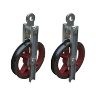 Blok Stringing Kecepatan Tinggi Steel Sheave Disesuaikan OEM Timing Wire Rope Cable Pulley String Direct Manufacturer