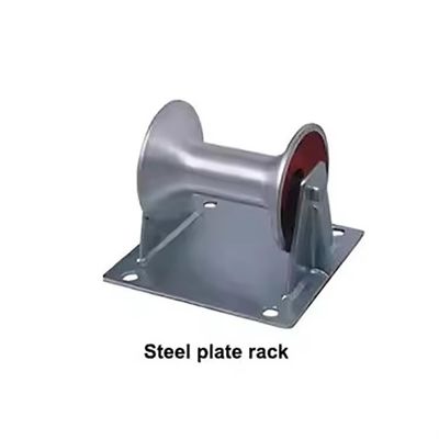 Jenis lurus nilon aluminium paduan kabel tanah pulley blok