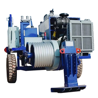 18 Ton Hydraulic Kabel Puller Mesin Kabel Stringing Peralatan untuk konstruksi jalur transmisi