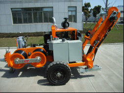 60kN Hydraulic Listrik Kawat Penarik Kabel Menarik Alat untuk 220 KV Jalur Transmisi