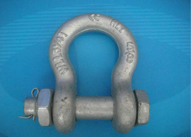 Kekuatan tinggi Ditempa Shackle Digunakan untuk Tract Wire Rope dan Tools dalam Konstruksi